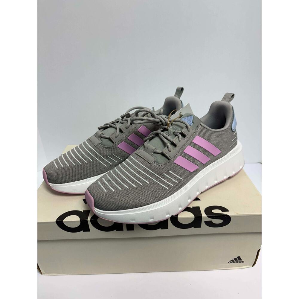 Adidas Swift Run 23 Grey/Violet Kids Running Shoes - NWOB IE9994 SIZE 7